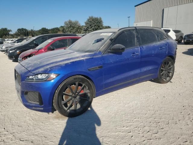 JAGUAR F-PACE S 2018 blue  gas SADCM2FV3JA285230 photo #1