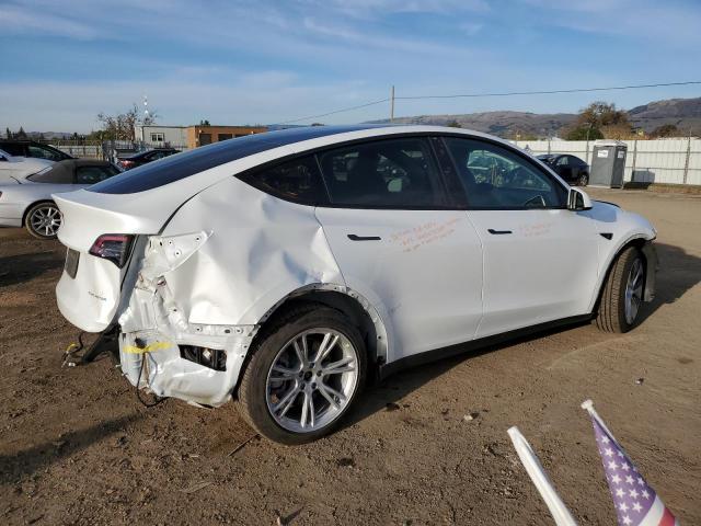 TESLA MODEL Y 2022 white  electric 7SAYGDEE7NF457930 photo #4