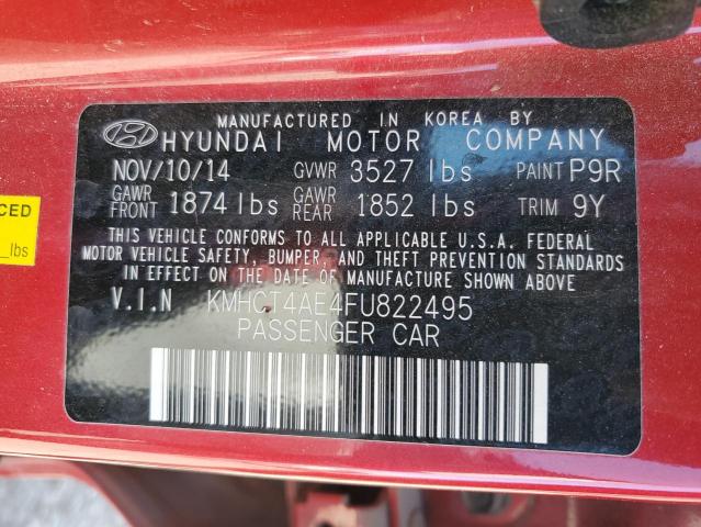 2015 HYUNDAI ACCENT GLS - KMHCT4AE4FU822495