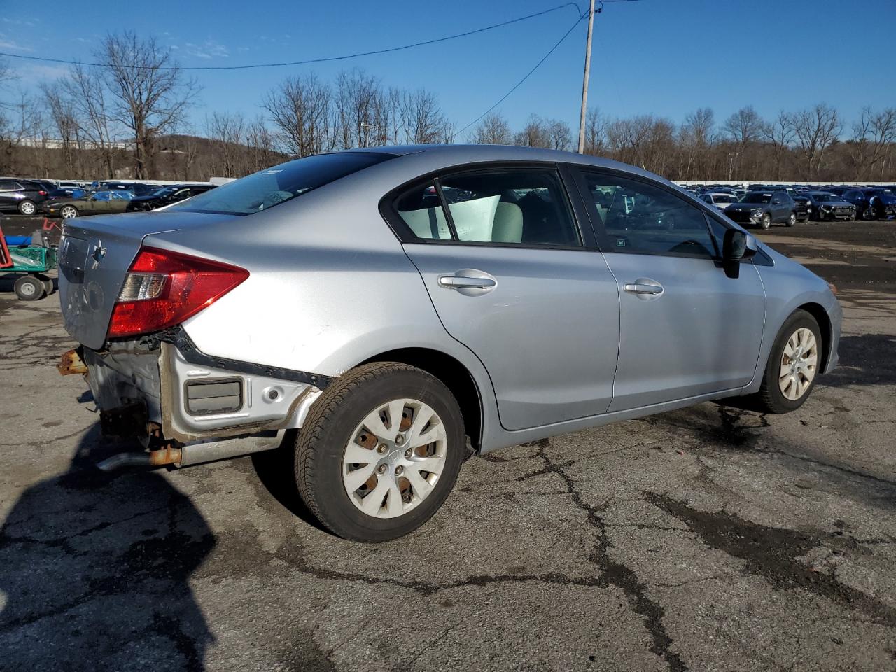 Lot #3045788654 2012 HONDA CIVIC LX