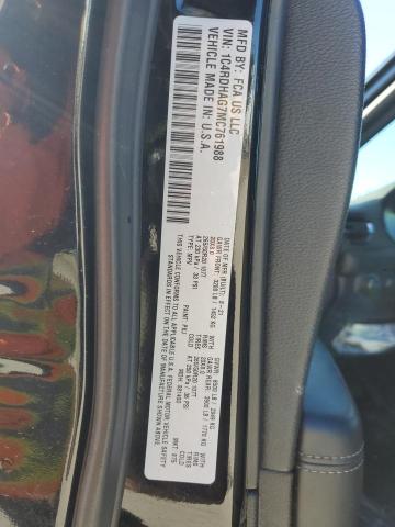 2021 DODGE DURANGO SX - 1C4RDHAG7MC761988