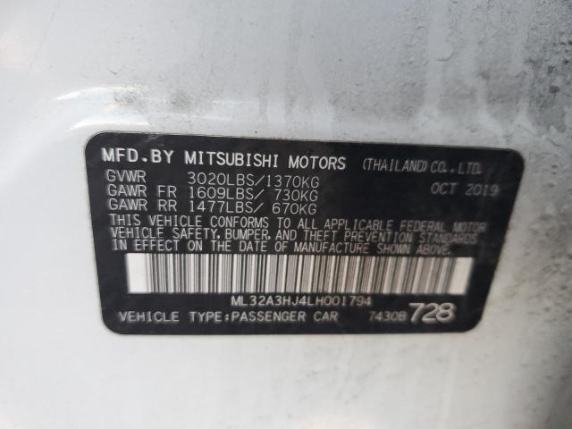 2020 MITSUBISHI MIRAGE ES - ML32A3HJ4LH001794