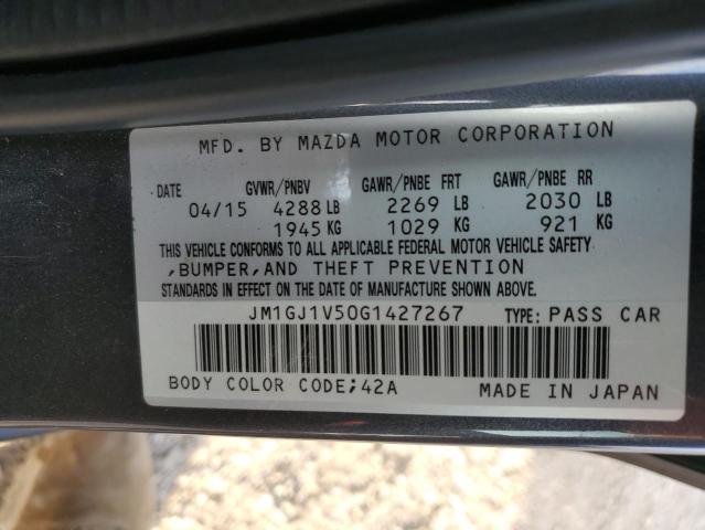 2016 MAZDA 6 TOURING - JM1GJ1V50G1427267
