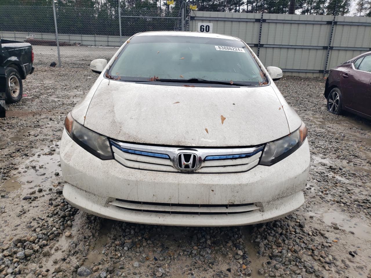 Lot #3033119990 2012 HONDA CIVIC HYBR