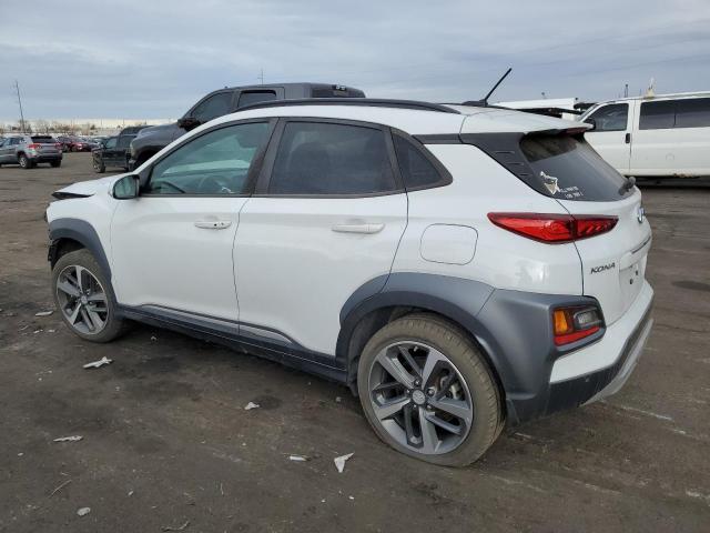 HYUNDAI KONA ULTIM 2018 white  gas KM8K5CA59JU102912 photo #3