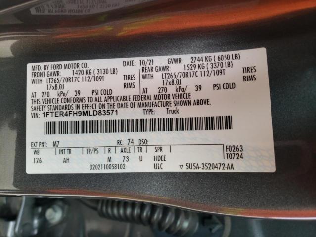 2021 FORD RANGER XL - 1FTER4FH9MLD83571