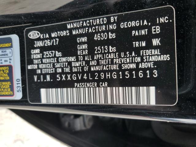 2017 KIA OPTIMA SXL - 5XXGV4L29HG151613