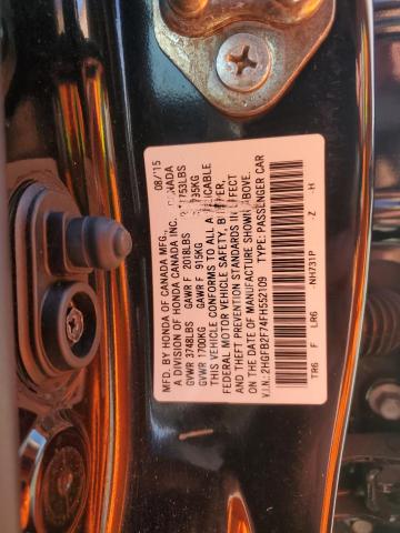2015 HONDA CIVIC SE 2HGFB2F74FH552109