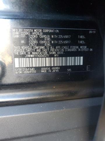 2019 TOYOTA RAV4 XLE - JTMRWRFV1KD043271
