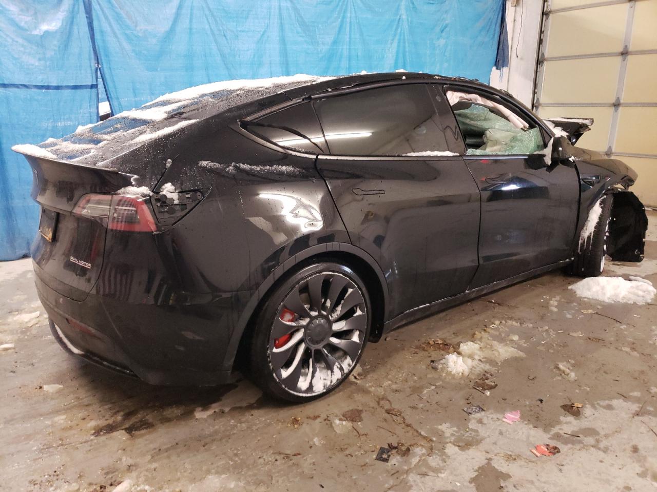 Lot #3029654075 2021 TESLA MODEL Y