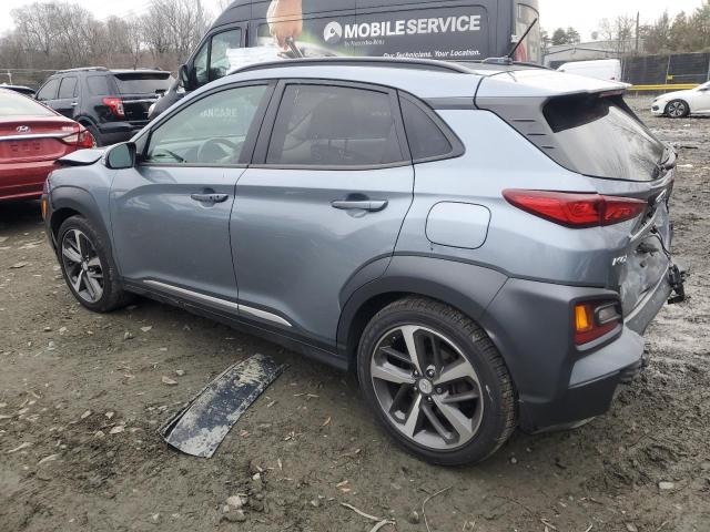 HYUNDAI KONA LIMIT 2018 blue  gas KM8K3CA56JU088408 photo #3