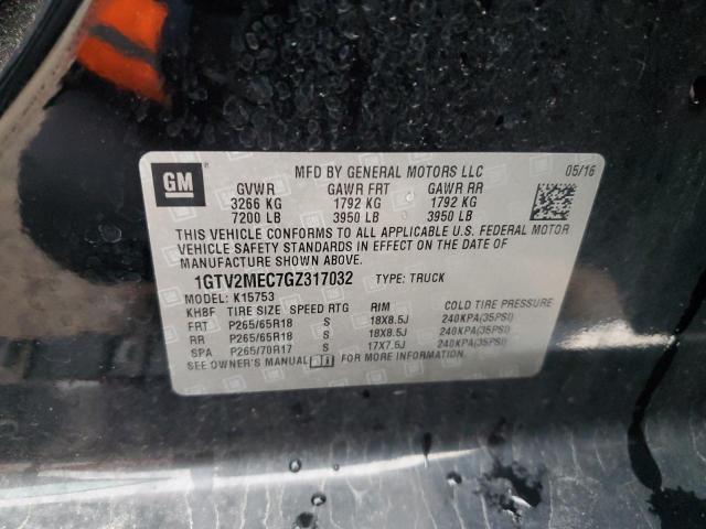 2016 GMC SIERRA K15 - 1GTV2MEC7GZ317032