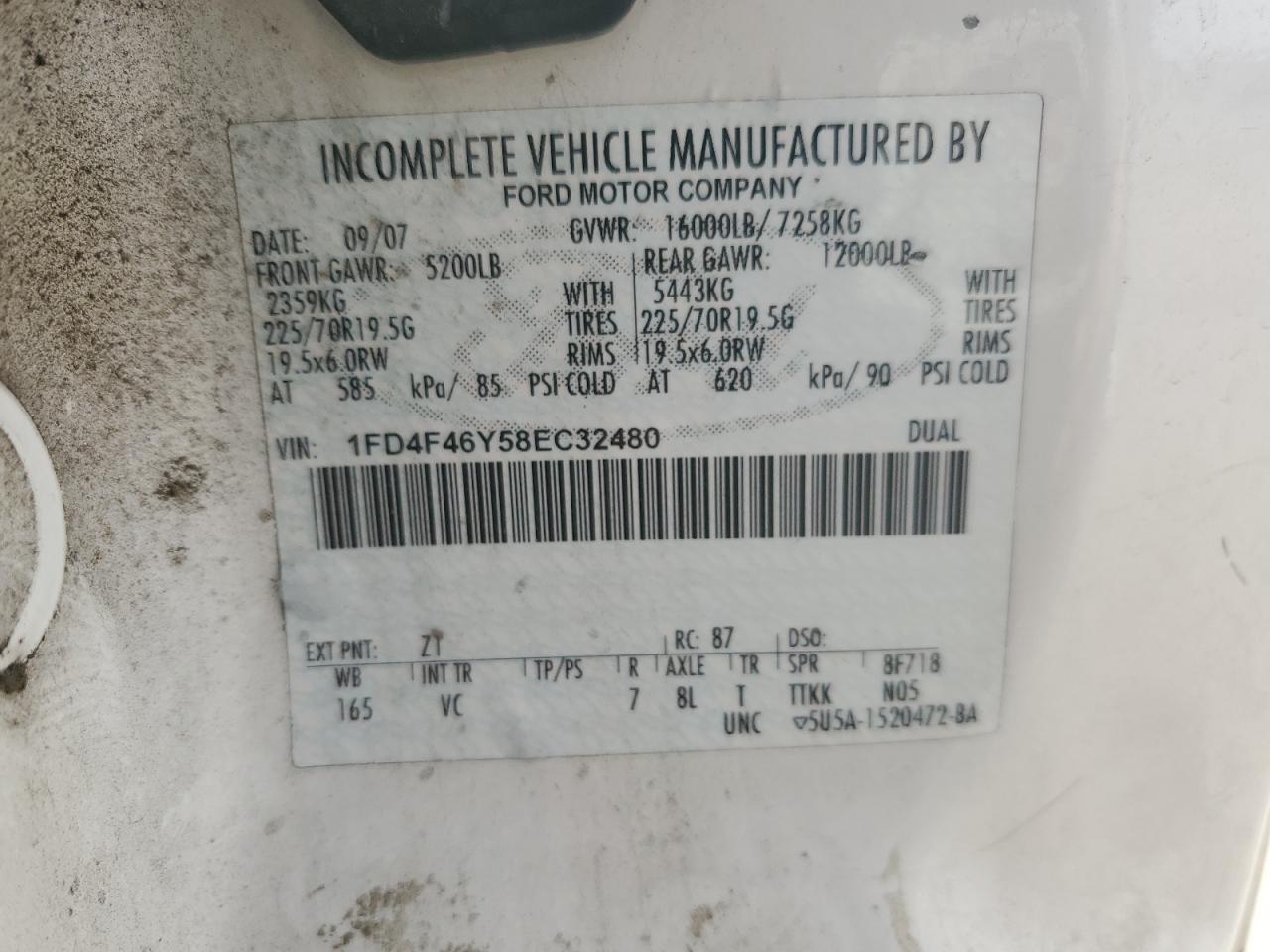 Lot #3218059094 2008 FORD F450 SUPER