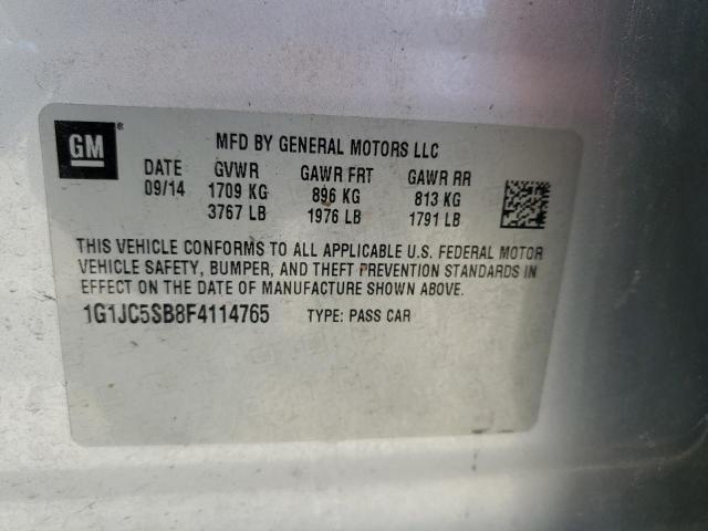 VIN 1G1JC5SB8F4114765 2015 CHEVROLET SONIC no.13