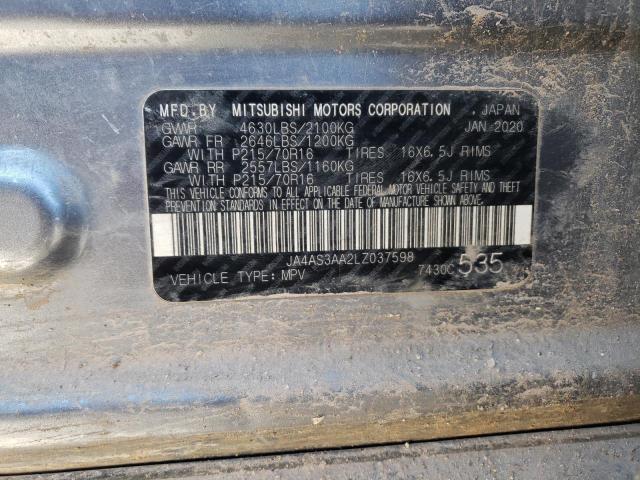 2020 MITSUBISHI ECLIPSE CR - JA4AS3AA2LZ037598