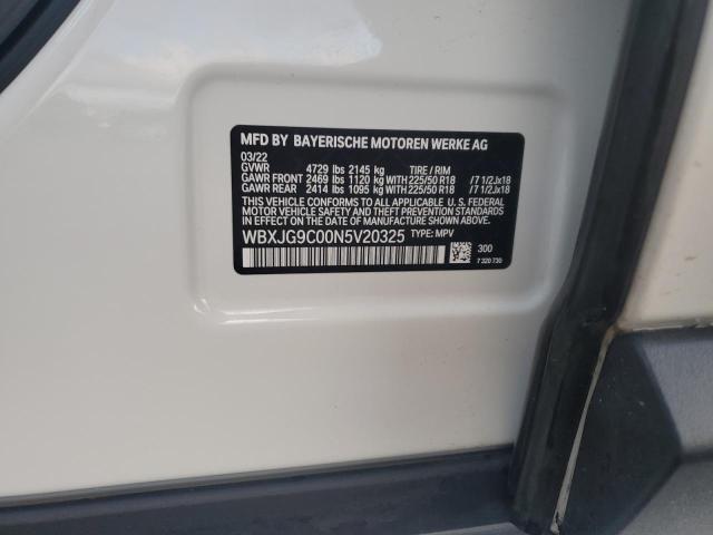 2022 BMW X1 XDRIVE2 - WBXJG9C00N5V20325