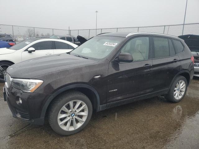 BMW X3 XDRIVE2 2016 brown 4dr spor gas 5UXWX9C55G0D82653 photo #1