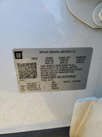 2018 GMC ACADIA DEN - 1GKKNPLS2JZ230818