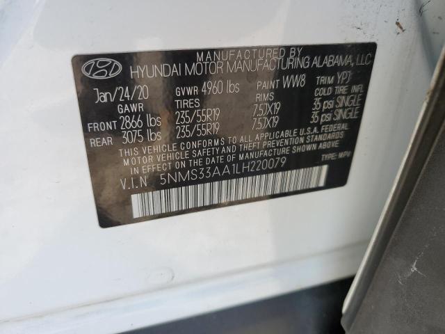2020 HYUNDAI SANTA FE S - 5NMS33AA1LH220079