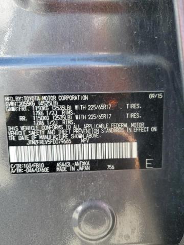 2015 TOYOTA RAV4 LE - JTMZFREV5FD079665