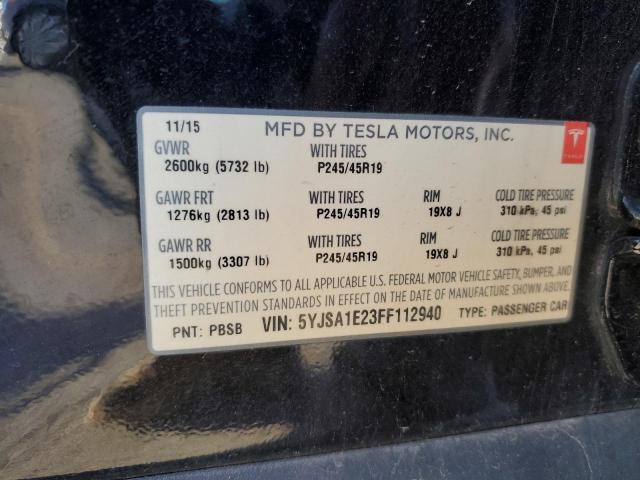 2015 TESLA MODEL S - 5YJSA1E23FF112940