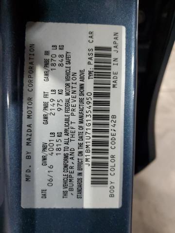 2016 MAZDA 3 SPORT - JM1BM1U71G1354950