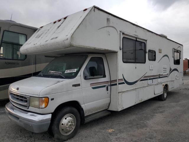 FORD ECONOLINE 2001 white  gas 1FDXE45S31HA54408 photo #3