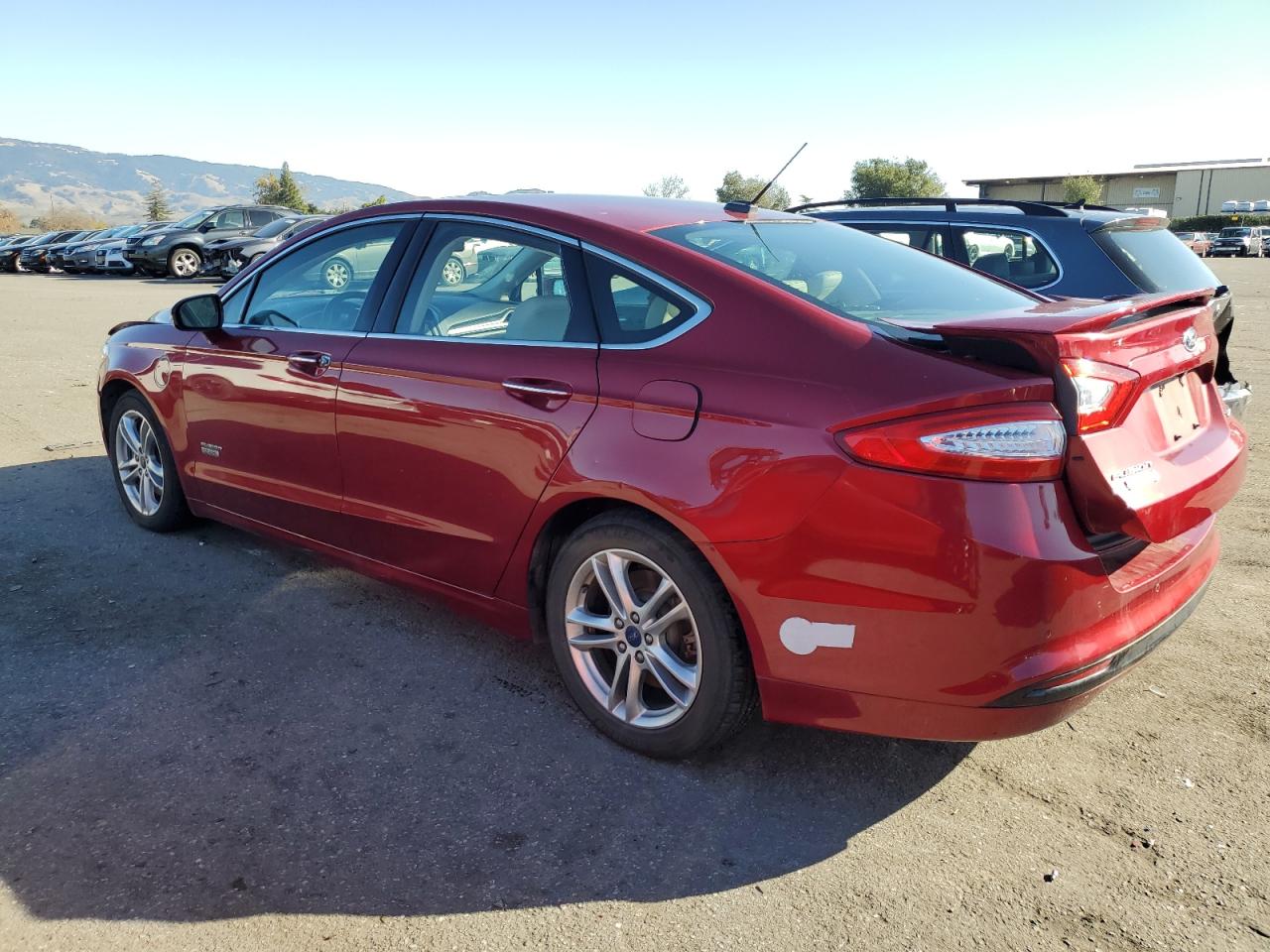 Lot #3030388464 2015 FORD FUSION TIT