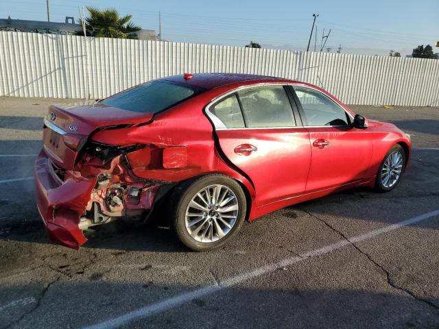 INFINITI Q50 LUXE 2021 red  gas JN1EV7BP9MM705942 photo #4