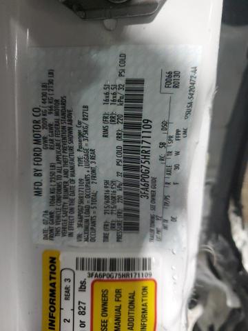 2017 FORD FUSION S - 3FA6P0G75HR171109
