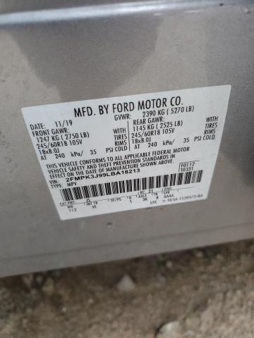 2020 FORD EDGE SEL - 2FMPK3J99LBA18213