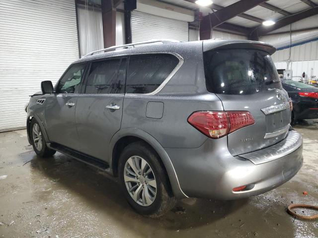 INFINITI QX80 2016 gray  gas JN8AZ2NF2G9611998 photo #3