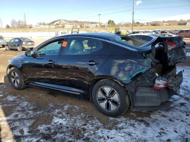 KIA OPTIMA HYB 2013 black  hybrid engine KNAGM4AD9D5043379 photo #3