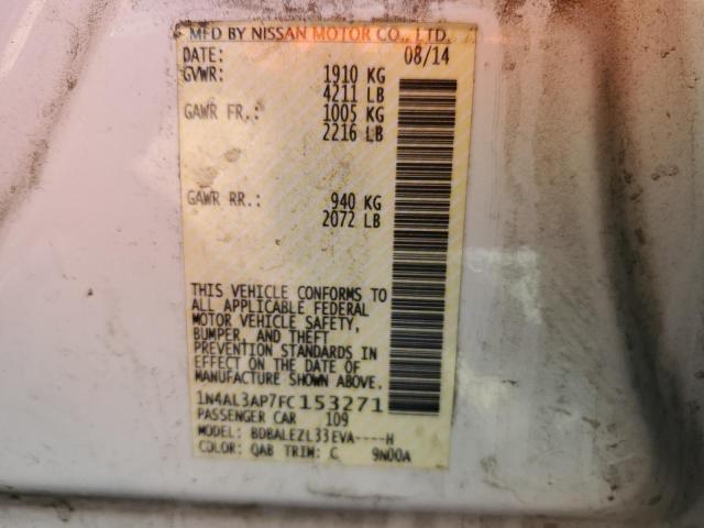 2015 NISSAN ALTIMA 2.5 - 1N4AL3AP7FC153271