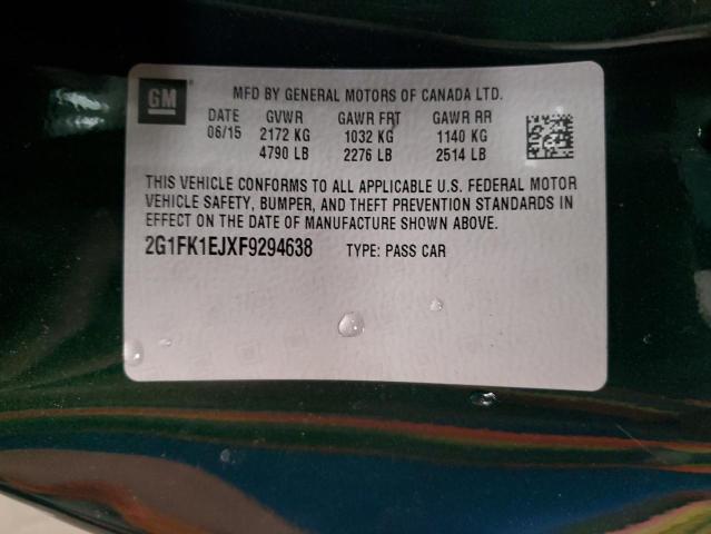 2015 CHEVROLET CAMARO 2SS 2G1FK1EJXF9294638