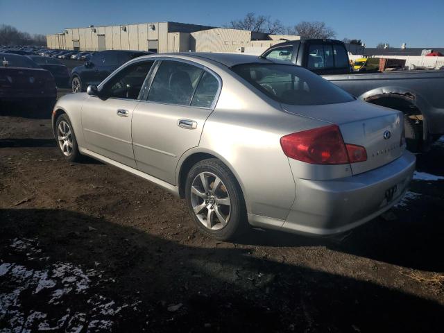 INFINITI G35 2005 silver sedan 4d gas JNKCV51F45M316367 photo #3