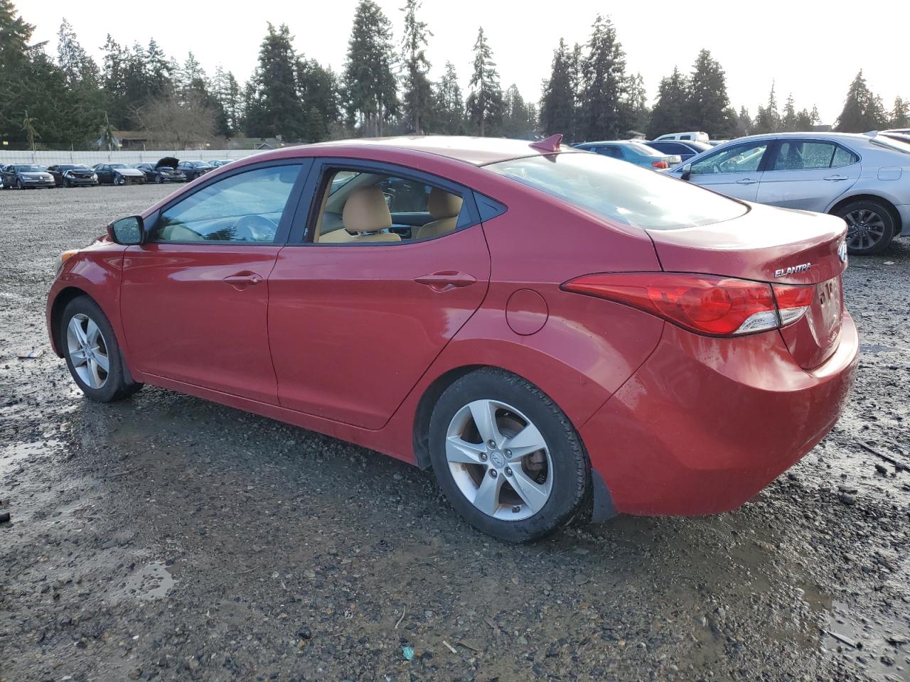 Lot #3034538758 2013 HYUNDAI ELANTRA GL