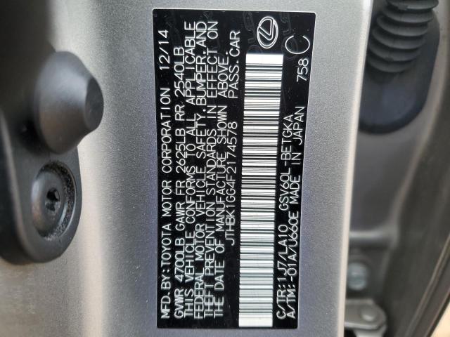 2015 LEXUS ES 350 - JTHBK1GG4F2174578