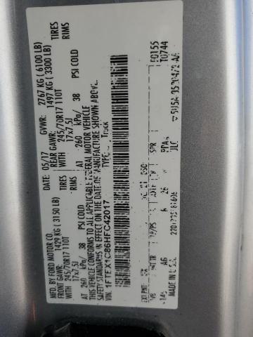 2017 FORD F150 SUPER - 1FTEX1C86HFC42017