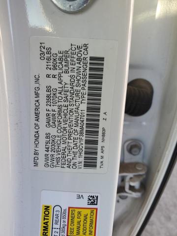 2021 HONDA ACCORD SPO - 1HGCV1F38MA047011