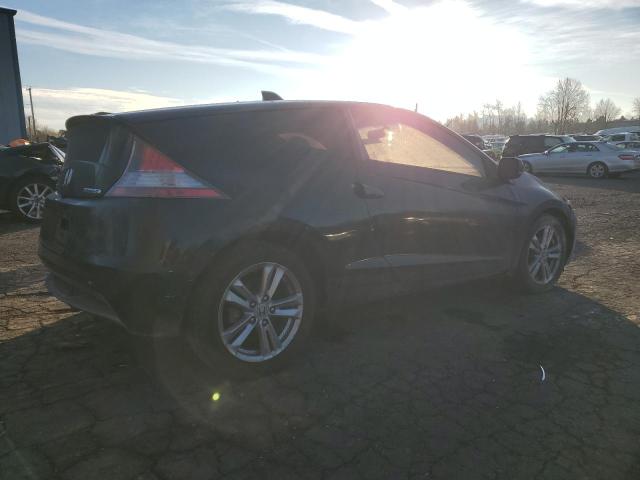 HONDA CR-Z EX 2011 black  hybrid engine JHMZF1D65BS006215 photo #4