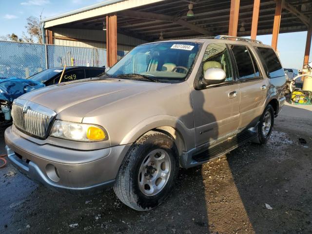 LINCOLN NAVIGATOR 2002 beige  gas 5LMEU27R32LJ00078 photo #1