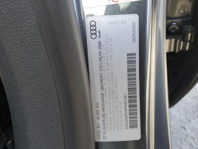 VIN WAU2GAFC9FN007341 2015 AUDI A7 no.12