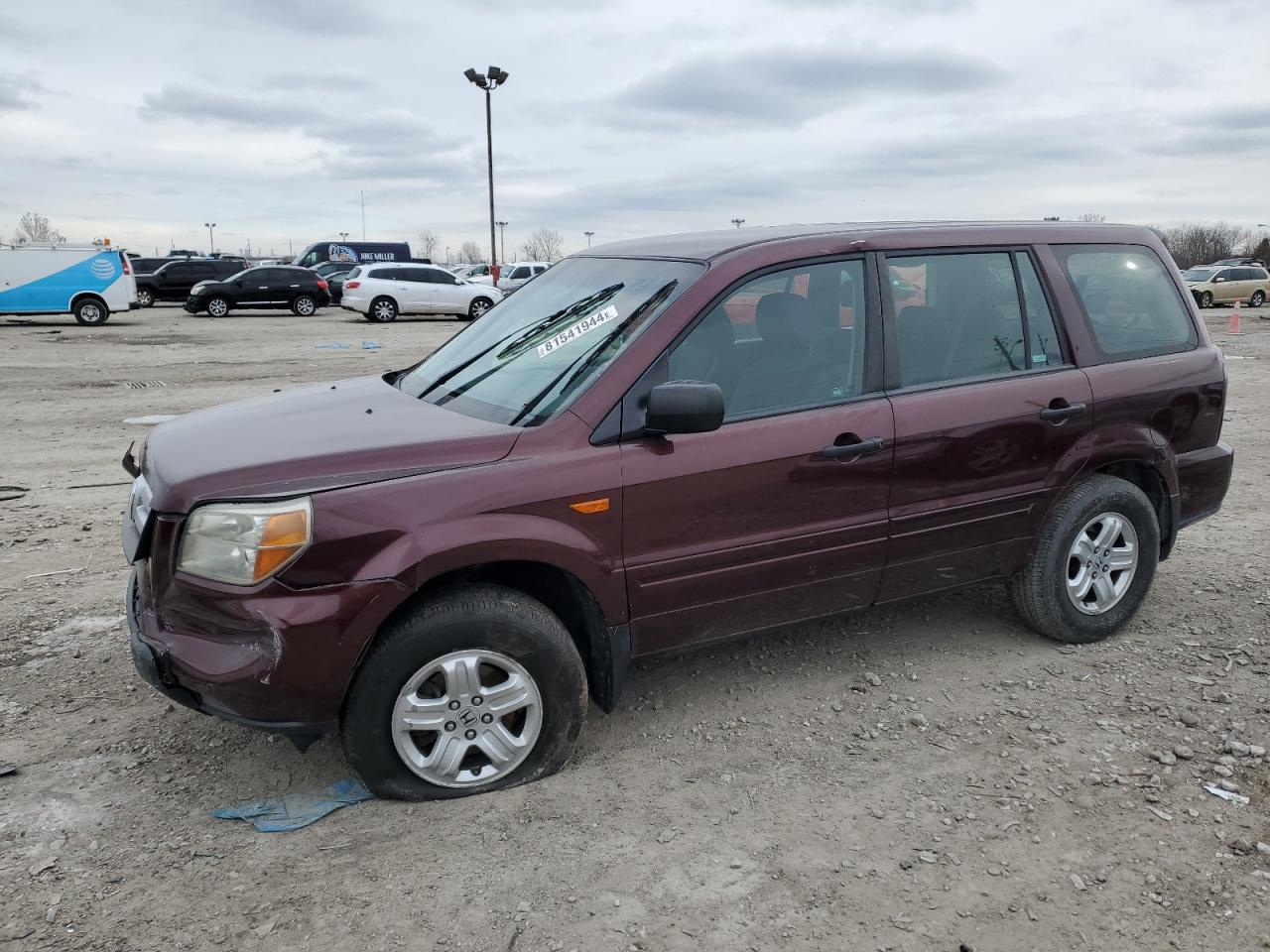 Lot #3034300067 2007 HONDA PILOT LX