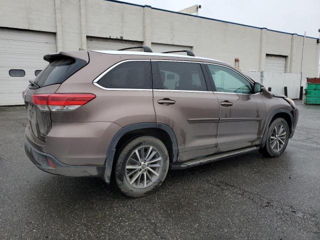 TOYOTA HIGHLANDER 2018 brown  gas 5TDJZRFH6JS872998 photo #4