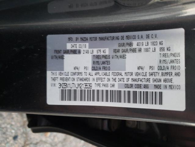 2018 MAZDA 3 SPORT - 3MZBN1U7XJM213539
