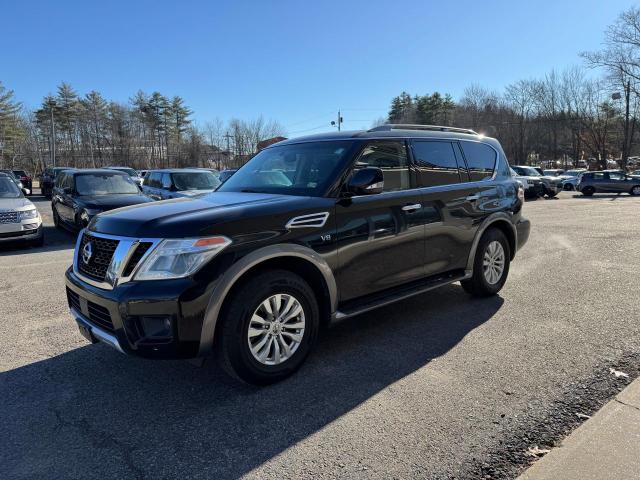 NISSAN ARMADA SV 2017 black  gas JN8AY2NC1H9504189 photo #3