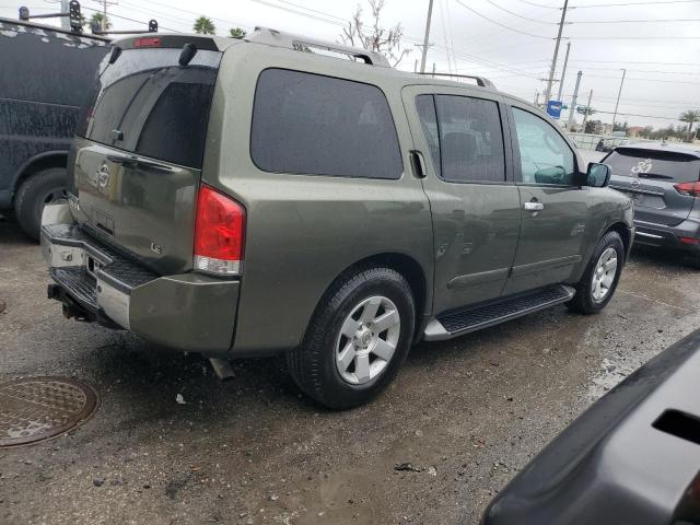 NISSAN ARMADA SE 2004 green  gas 5N1AA08A34N700291 photo #4