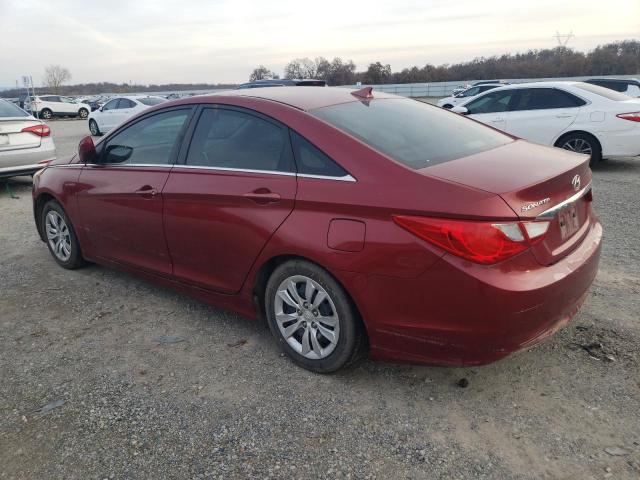 HYUNDAI SONATA GLS 2012 red  gas 5NPEB4AC0CH320233 photo #3