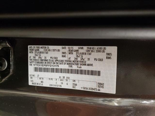2015 FORD F150 SUPER - 1FTEX1EP5FFD13175